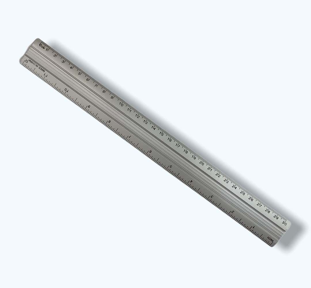 Regla Metalica Aluminio ArtCreation de 15cm hasta 100cm