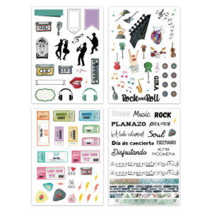«Rock Forever» Set de Die Cuts para scrapbooking de Scrapéalo