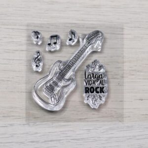 Set de mini sello «Rock Forever» Scrapéalo