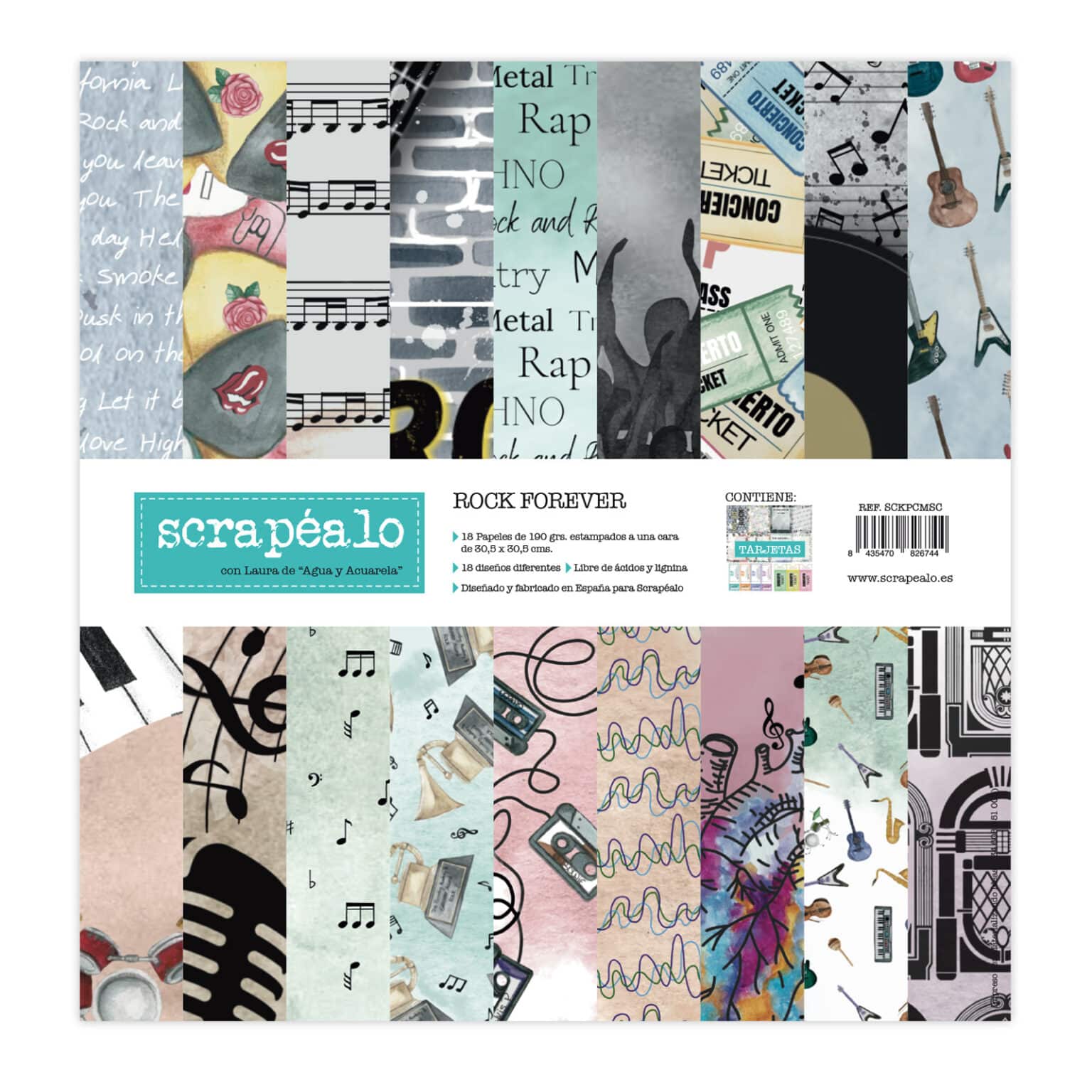 Scrapbooking Rocks Scrapéalo - Tu tienda de productos para scrapbooking en Internet.