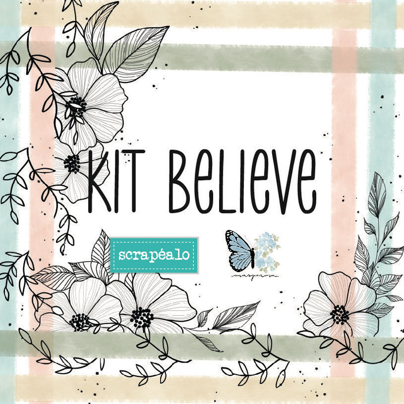 Kit Believe - Scrapéalo