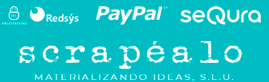 Logos de los métodos de pago admitidos en Scrapéalo